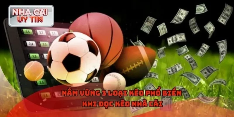 Nắm vững 3 loại kèo phổ biến khi đọc kèo nhà cái