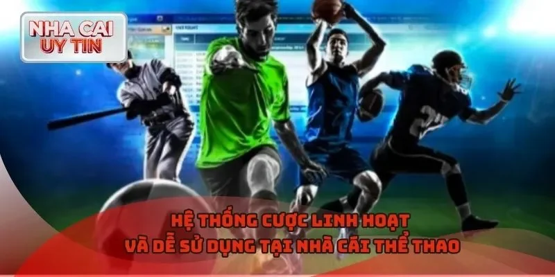 Hệ thống cược linh hoạt và dễ sử dụng tại Nhà Cái Thể Thao